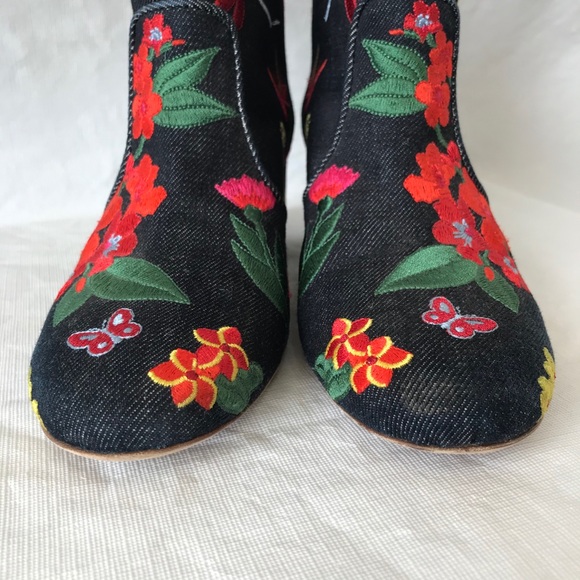 Laurence Decade Pete Tropicale Embroidered Boots - Picture 3 of 15